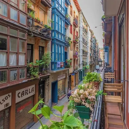 Ferienwohnung Piso Diseno Deluxe Casco Viejo Entrada Autonoma Y Ascensor Bilbao Exterior foto
